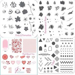 Clear Jelly Stamper Small Nail Art Design Plate